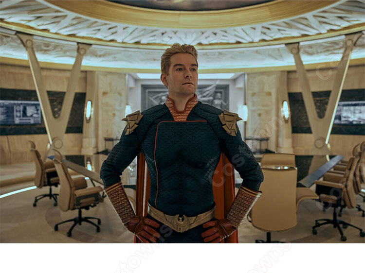 ザ・ボーイズ ホームランダー コスプレ衣装 スーパーヒーロー ジョン 全身タイツ ハロウィン衣装 仮装 変装-1