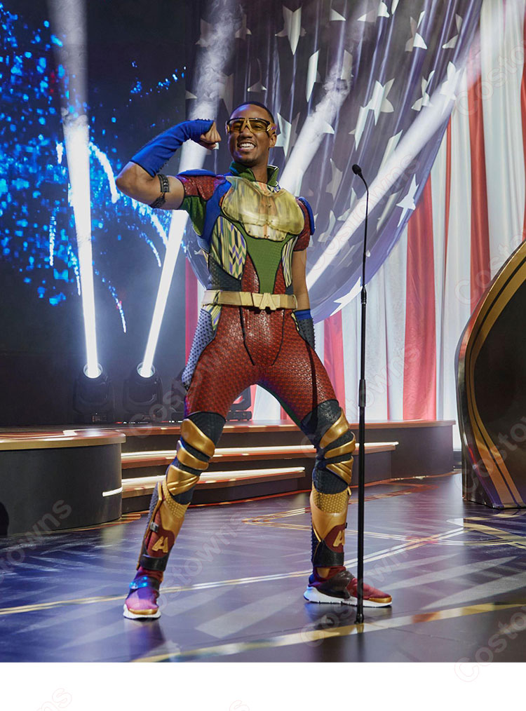 ザ・ボーイズ Aトレイン コスプレ衣装 レジー・フランクリン 全身タイツ ハロウィン衣装 仮装 変装-1