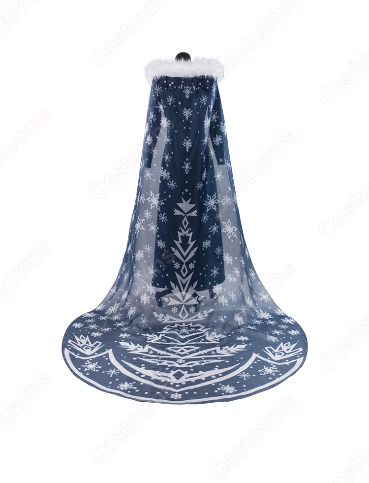 エルサ コスプレ衣装 映画『アナと雪の女王/家族の思い出』 コスプレ ディズニープリンセス 大人用 ハロウィン 仮装 変装-5