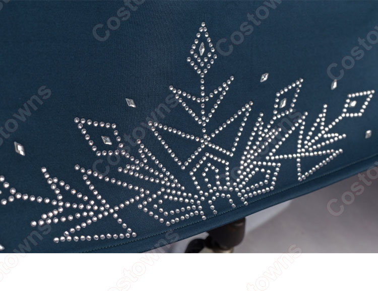 エルサ コスプレ衣装 映画『アナと雪の女王/家族の思い出』 コスプレ ディズニープリンセス 大人用 ハロウィン 仮装 変装-8