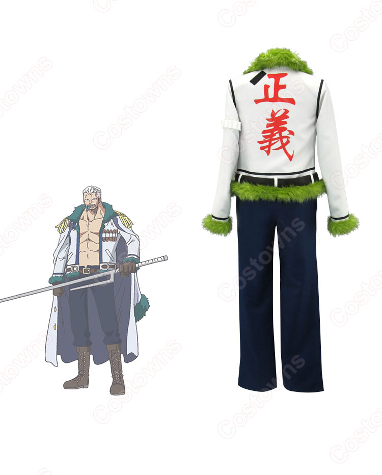 ワンピース スモーカー コスプレ衣装 『ONE PIECE』 白猟のスモーカー 二年後 cosplay 仮装 変装-6