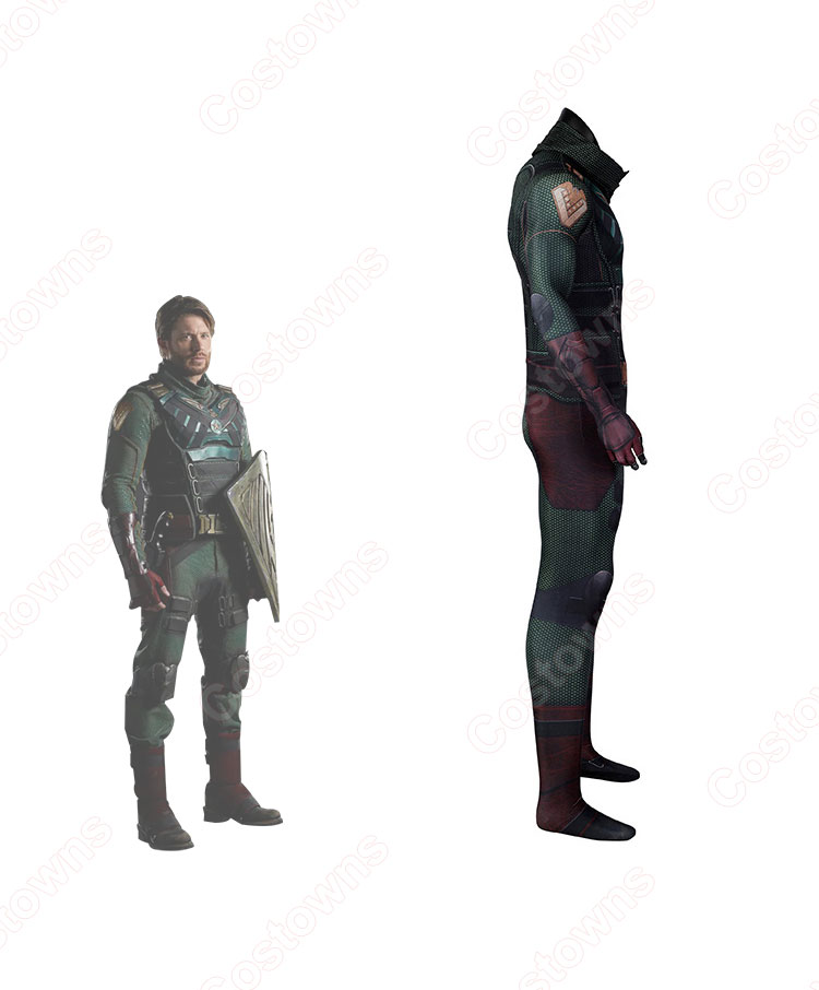 ソルジャー・ボーイ コスプレ衣装 『ザ・ボーイズ』シーズン3 全身タイツ コスプレ 大人用 ハロウィン 仮装 変装-3