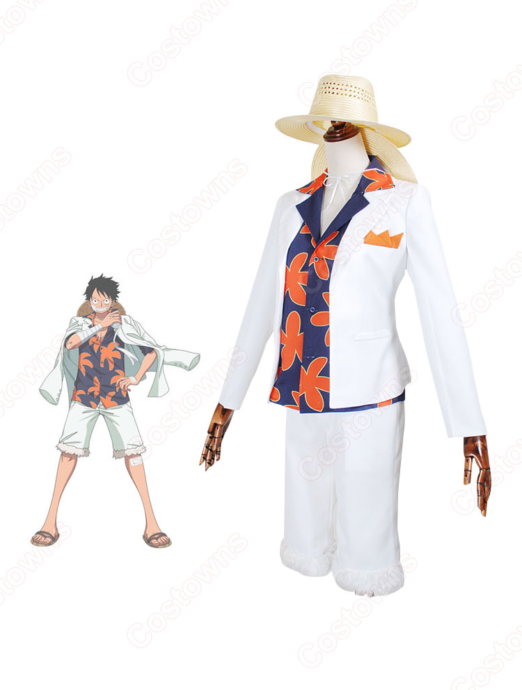 劇場版 ワンピース モンキー・D・ルフィ カジノ服 コスプレ衣装 『ONE PIECE FILM GOLD』 cosplay 仮装 変装-2
