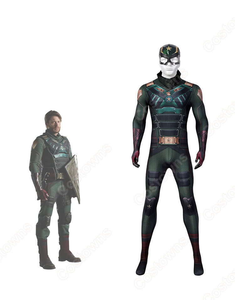 ソルジャー・ボーイ コスプレ衣装 『ザ・ボーイズ』シーズン3 全身タイツ コスプレ 大人用 ハロウィン 仮装 変装-1