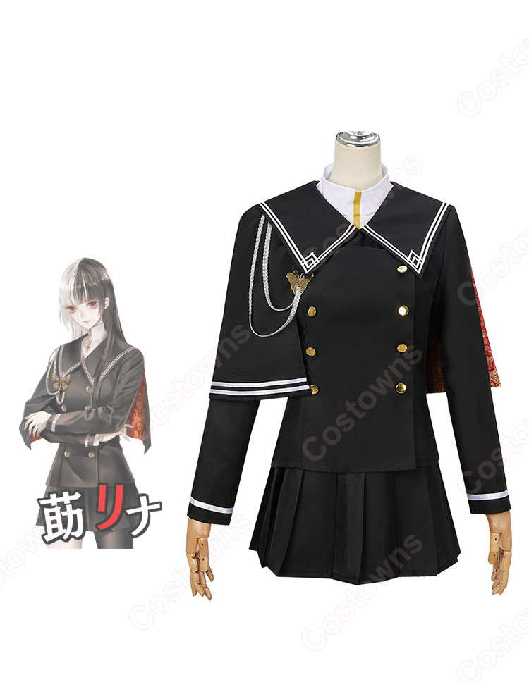 冤罪執行遊戯ユルキル 莇リナ コスプレ衣装-1