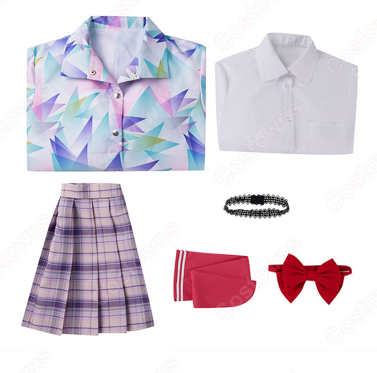 冤罪執行遊戯ユルキル 嗅土かぐら コスプレ衣装-8