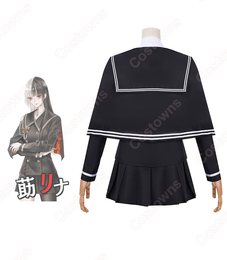 冤罪執行遊戯ユルキル 莇リナ コスプレ衣装-2