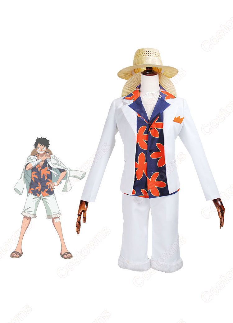 劇場版 ワンピース モンキー・D・ルフィ カジノ服 コスプレ衣装 『ONE PIECE FILM GOLD』 cosplay 仮装 変装-1