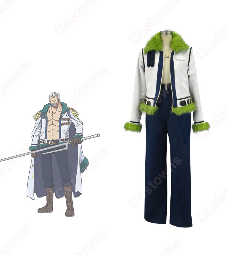 ワンピース スモーカー コスプレ衣装 『ONE PIECE』 白猟のスモーカー 二年後 cosplay 仮装 変装-4
