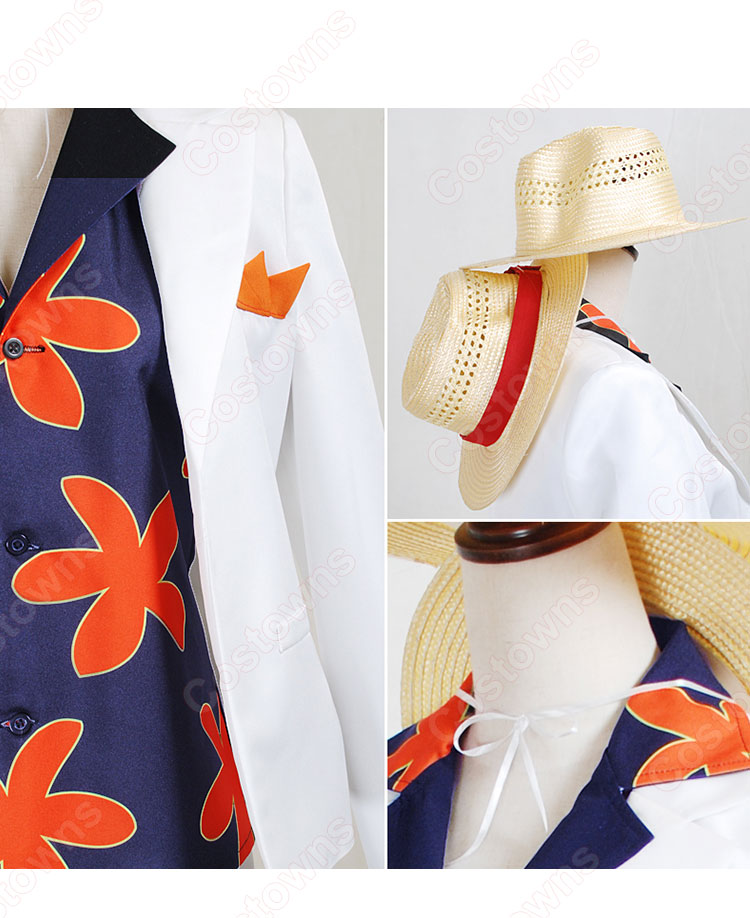 劇場版 ワンピース モンキー・D・ルフィ カジノ服 コスプレ衣装 『ONE PIECE FILM GOLD』 cosplay 仮装 変装-6