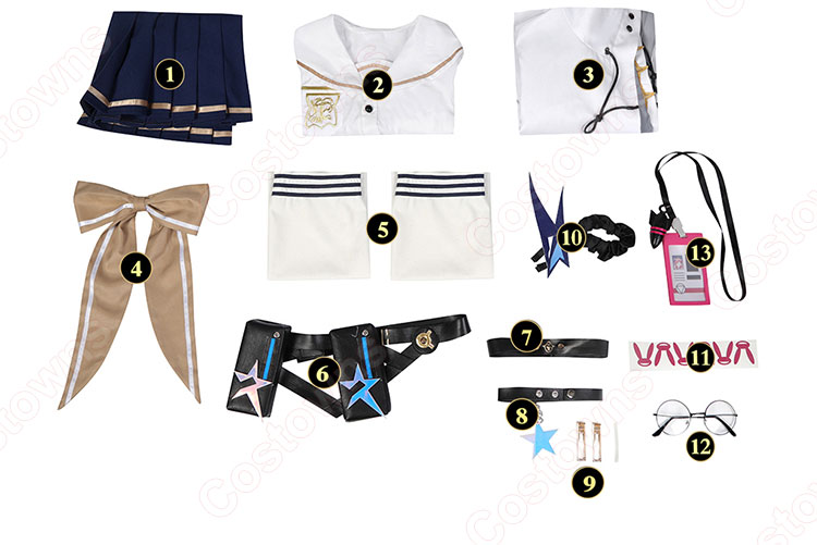 無期迷途：Path to Nowhere 夏音 セーラー服 コスプレ衣装-17