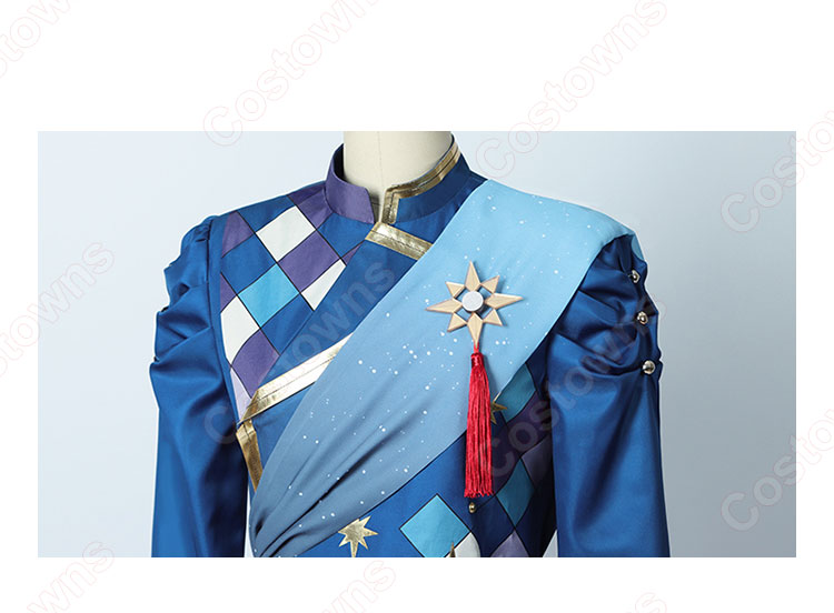 あんスタ! 鳴上嵐 七夕祭衣装 コスプレ衣装 『あんさんぶるスターズ!!』 分断夢ノ咲 希望を架ける七夕祭 七夕と祈る空 cosplay 仮装 変装-5