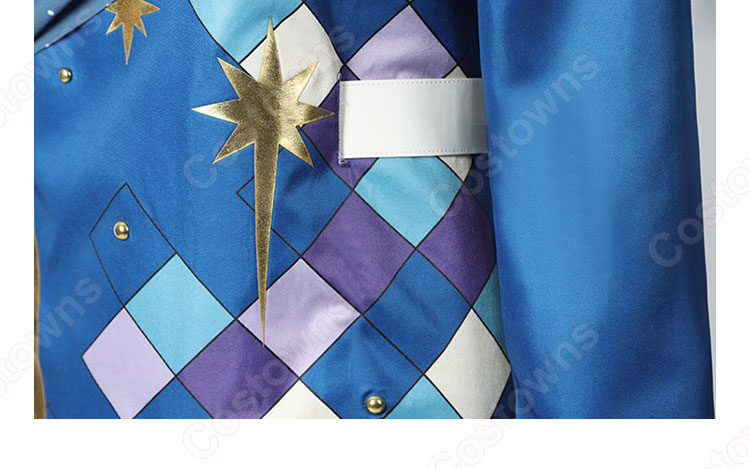 あんスタ! 鳴上嵐 七夕祭衣装 コスプレ衣装 『あんさんぶるスターズ!!』 分断夢ノ咲 希望を架ける七夕祭 七夕と祈る空 cosplay 仮装 変装-8