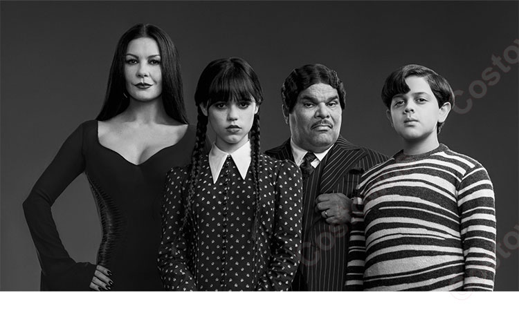 モーティシア ・アダムス ワンピース コスプレ衣装 『アダムス・ファミリー』 cosplay 仮装 変装-1