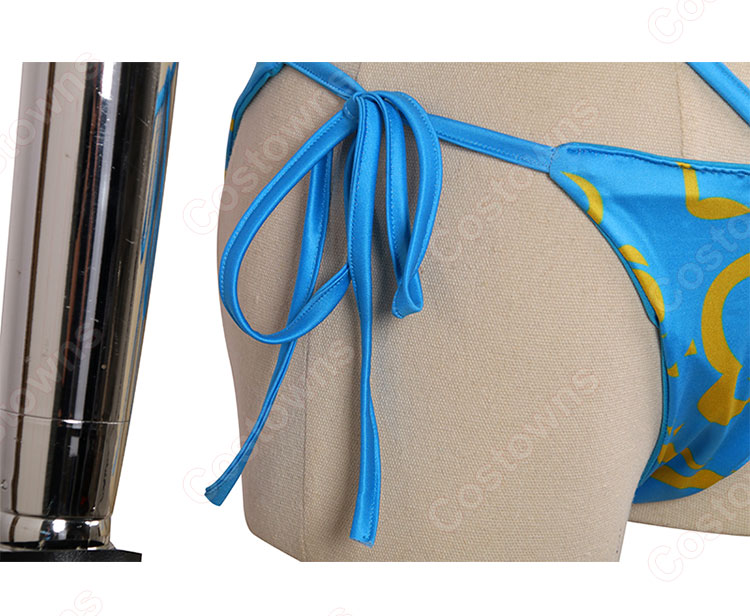 水着春麗 コスプレ衣装 『ストリートファイター』 スイムスーツ ver cosplay 仮装 変装-5