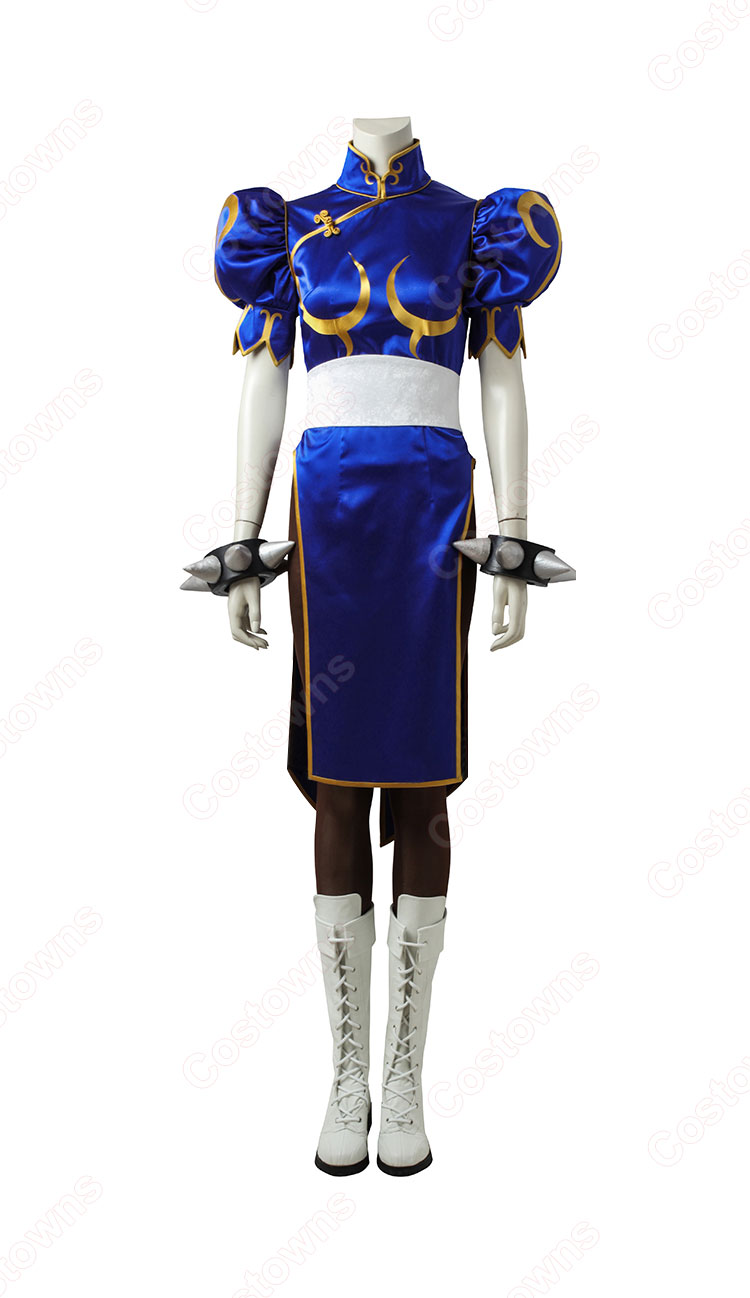 ストV 春麗 コスプレ衣装 格闘ゲーム 『ストリートファイターV』 cosplay 仮装 変装 Costowns