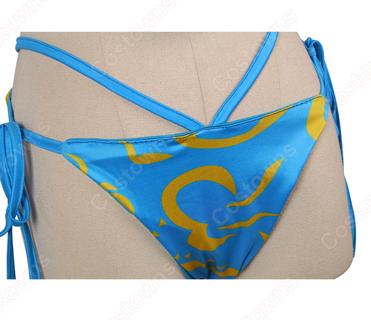 水着春麗 コスプレ衣装 『ストリートファイター』 スイムスーツ ver cosplay 仮装 変装-6