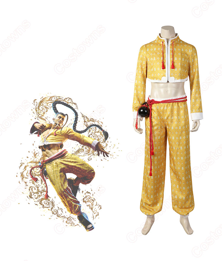 ストリートファイター ジェイミー コスプレ衣装 格闘ゲーム 『STREET FIGHTER 6(ストリートファイター6)』 中華街のトラブルバスター cosplay 仮装 変装-2