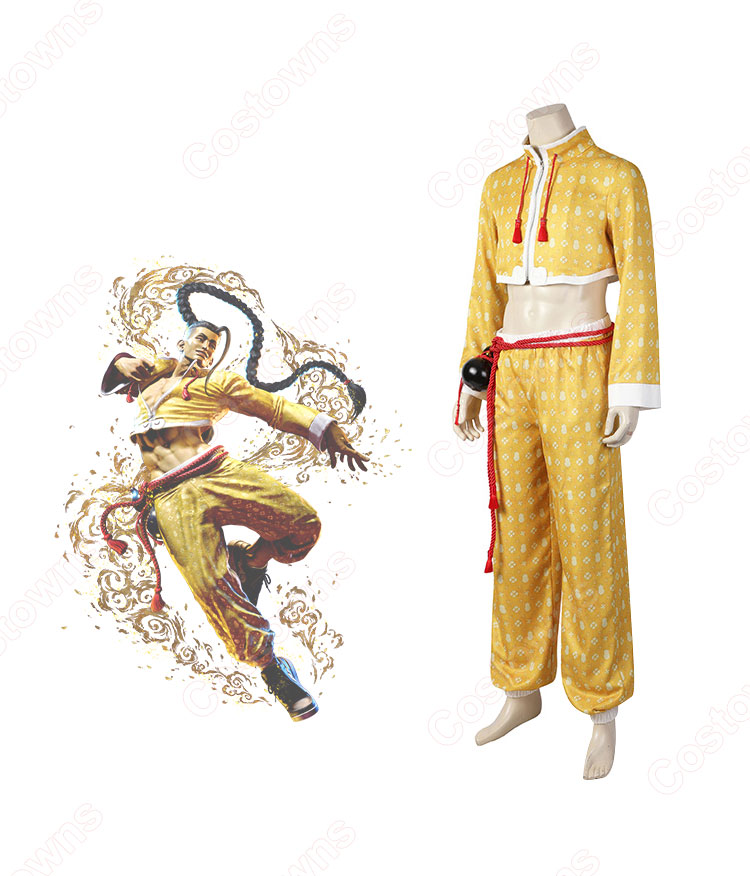 ストリートファイター ジェイミー コスプレ衣装 格闘ゲーム 『STREET FIGHTER 6(ストリートファイター6)』 中華街のトラブルバスター cosplay 仮装 変装-3