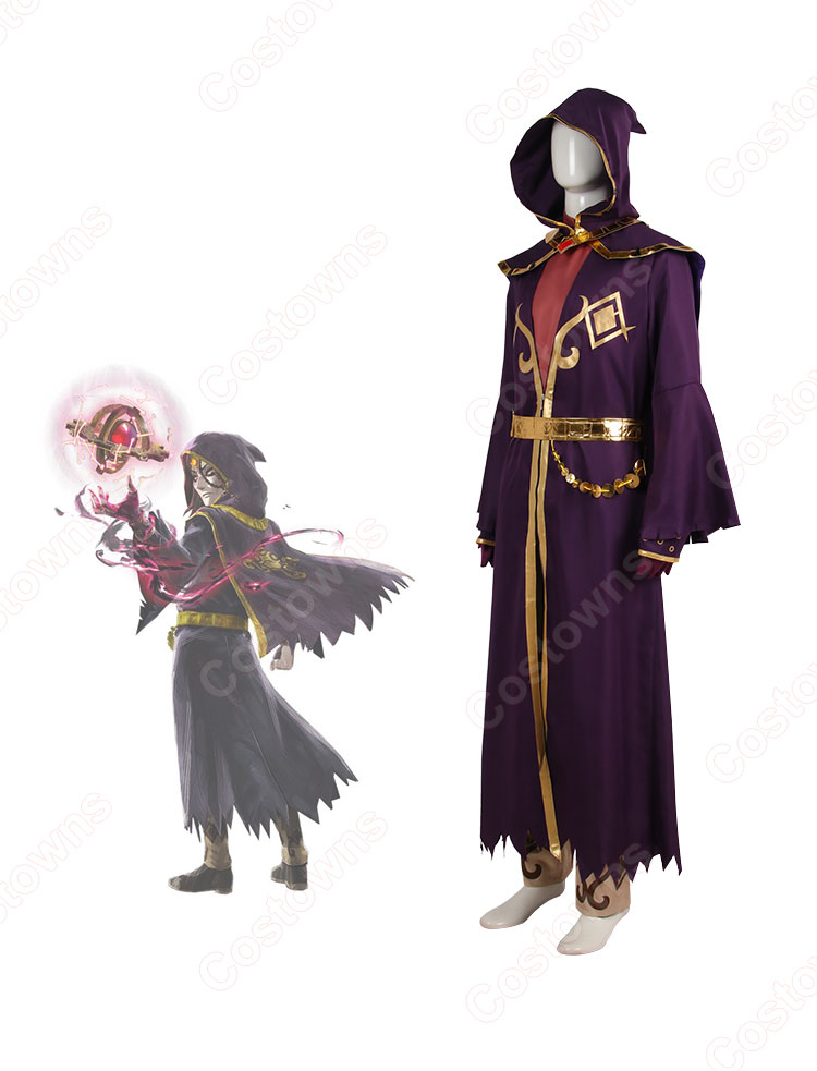 アストル コスプレ衣装 『ゼルダ無双 厄災の黙示録』 厄災ガノンの信奉者 占い師 cosplay 仮装 変装-2