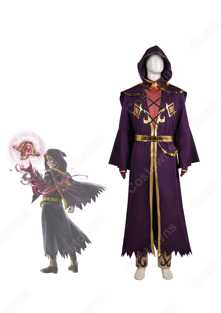 アストル コスプレ衣装 『ゼルダ無双 厄災の黙示録』 厄災ガノンの信奉者 占い師 cosplay 仮装 変装-1