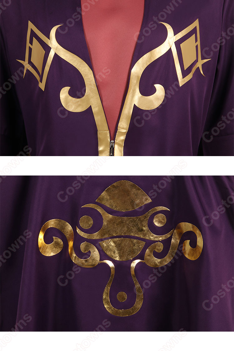 アストル コスプレ衣装 『ゼルダ無双 厄災の黙示録』 厄災ガノンの信奉者 占い師 cosplay 仮装 変装-5