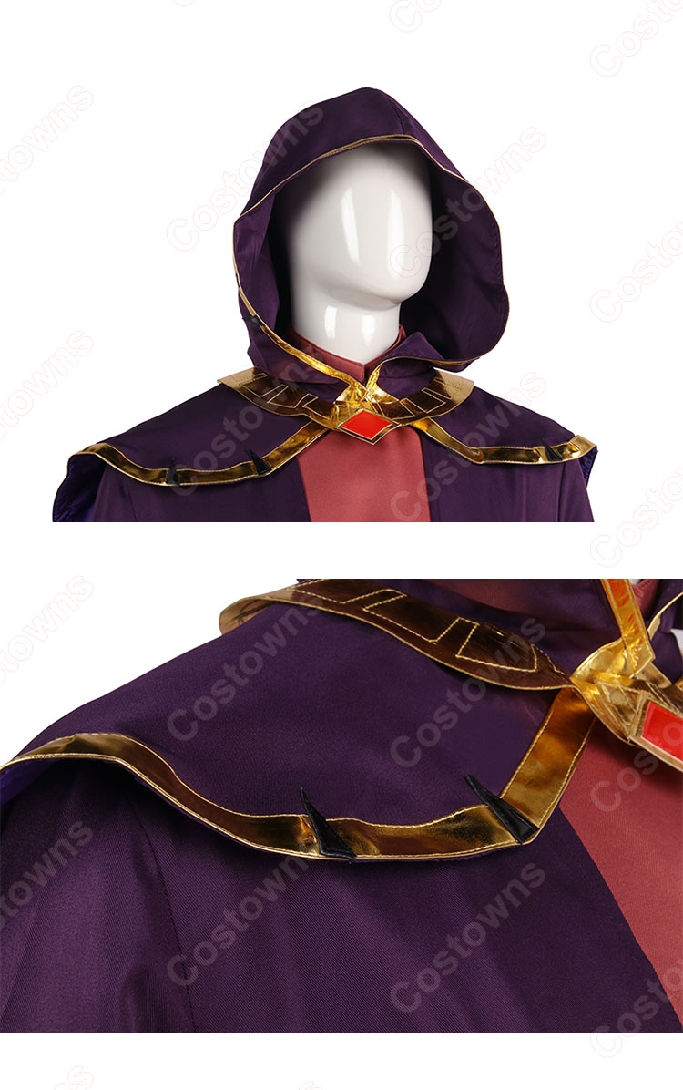 アストル コスプレ衣装 『ゼルダ無双 厄災の黙示録』 厄災ガノンの信奉者 占い師 cosplay 仮装 変装-4