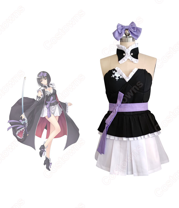 シャイニング・ブレイド ユキヒメ コスプレ衣装 霊刀・雪姫 白刃の精霊 cosplay 仮装 変装-4