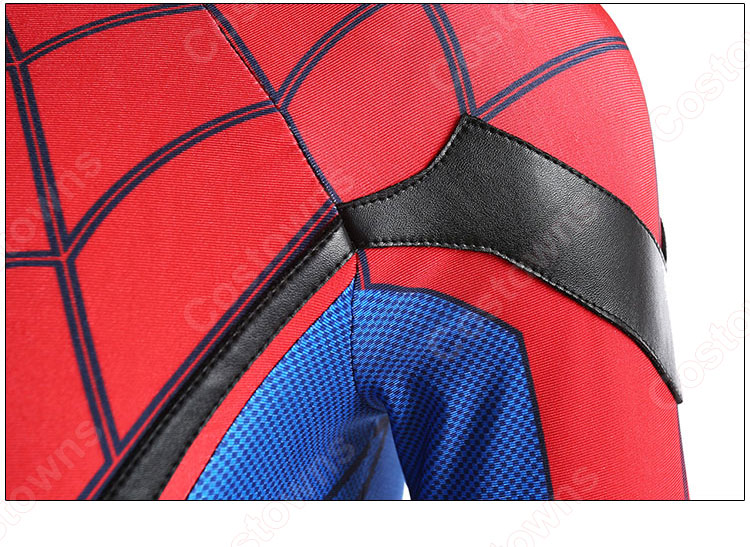 新スパイダーマン コスプレ衣装 『スパイダーマン: ホームカミング』 ピーター・パーカー cosplay 仮装 変装-10