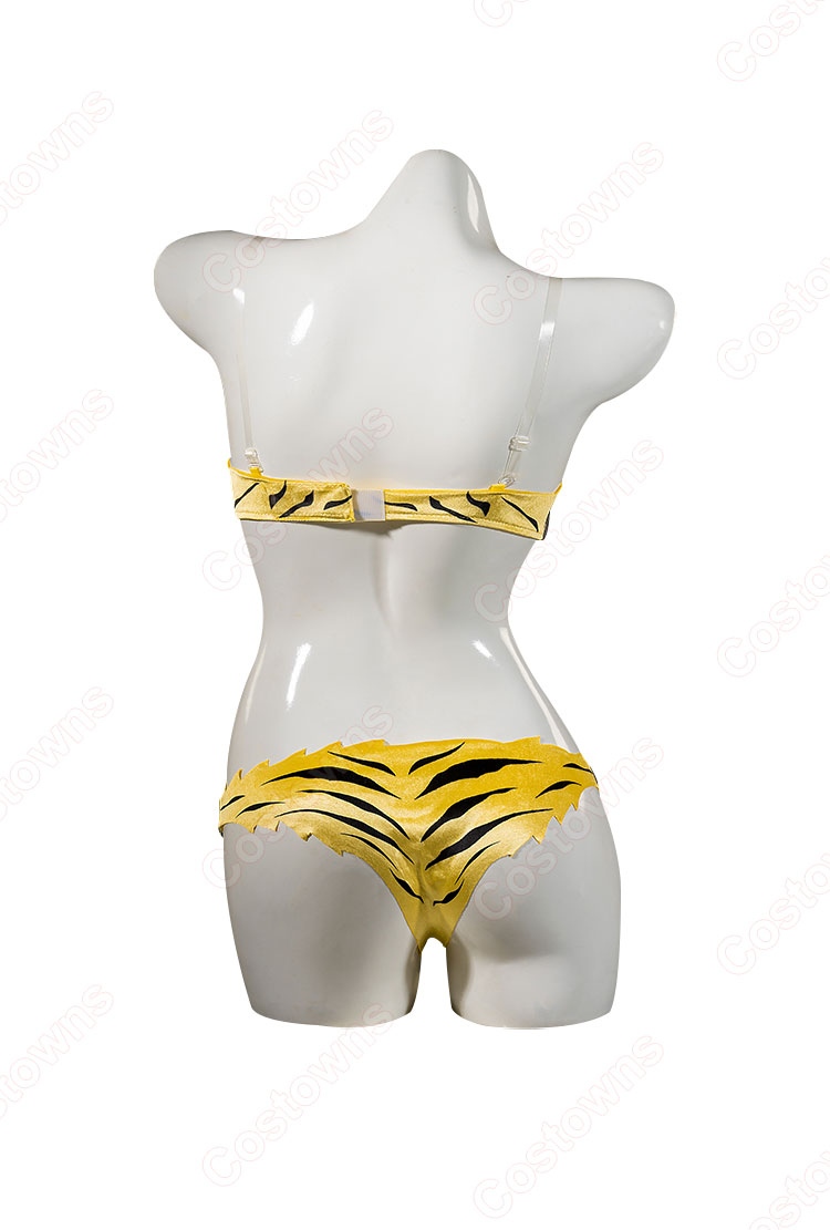 うる星やつら ラム コスプレ衣装 虎縞模様 ビキニ cosplay 仮装 変装-4