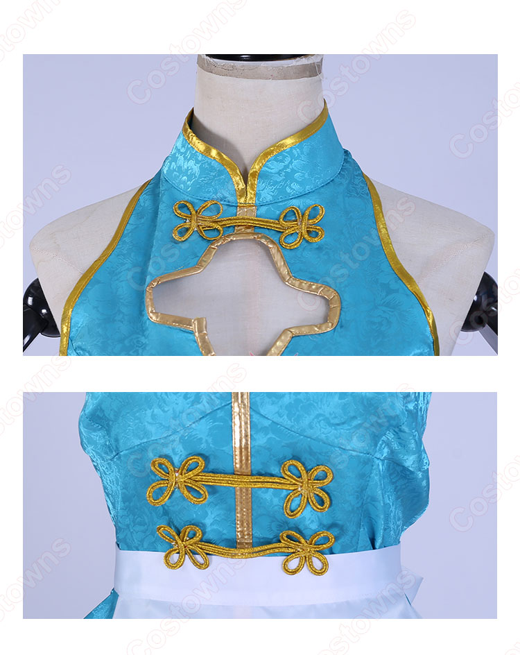 リゼロ レム チャイナメイド コスプレ衣装 『Re:ゼロから始める異世界生活』 メイド服 cosplay 仮装 変装-4