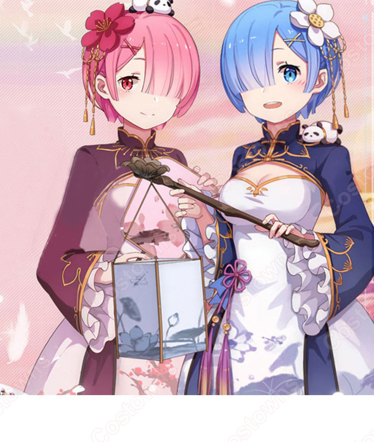 レム(リゼロ) チャイナ．ドレス コスプレ衣装の通販 Re:ゼロから