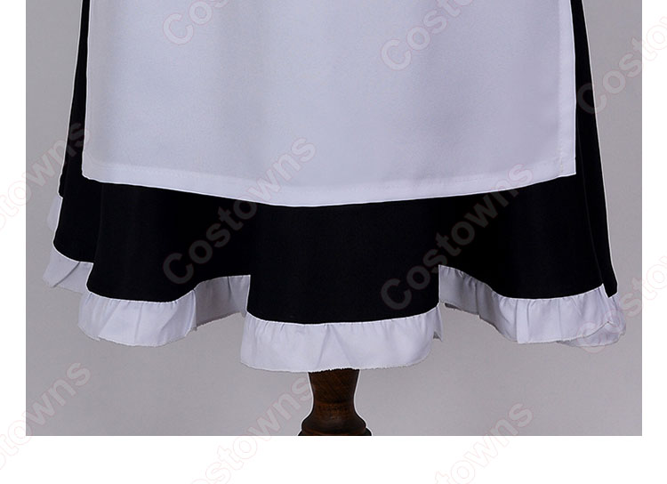 海島千本 メイド コスプレ衣装-9