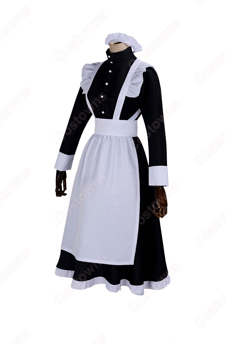 海島千本 メイド コスプレ衣装-4