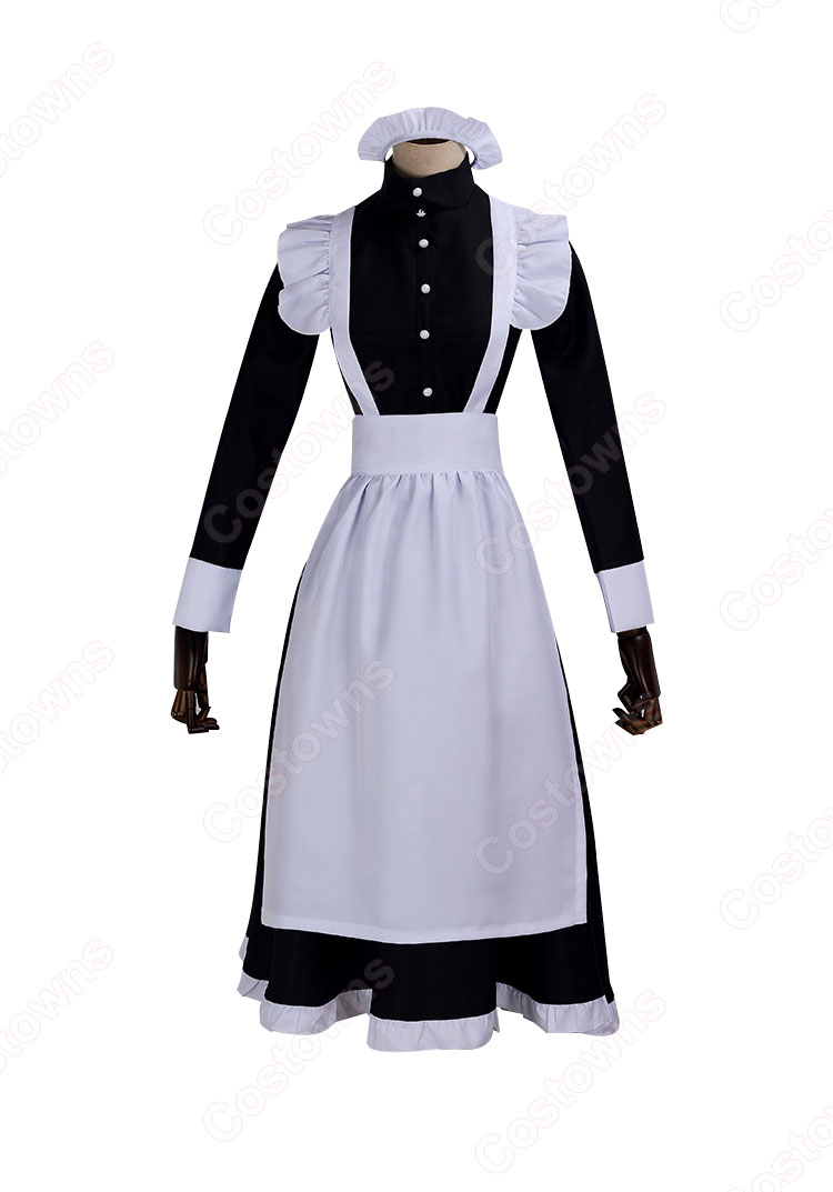 海島千本 メイド コスプレ衣装-2