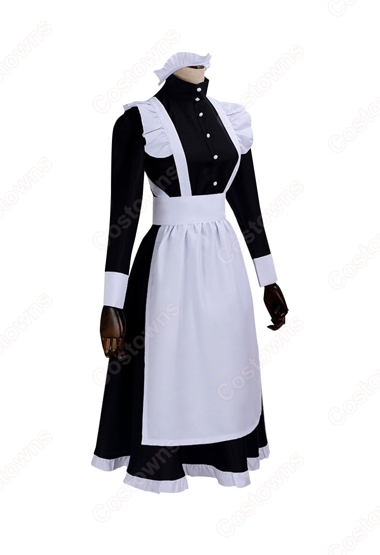 海島千本 メイド コスプレ衣装-3