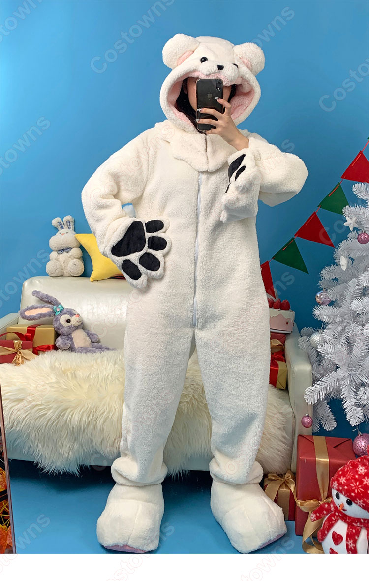 あんスタ クマ着ぐるみパジャマ コスプレ衣装 『あんさんぶるスターズ！』 全員 部屋着 cosplay 仮装 変装-3