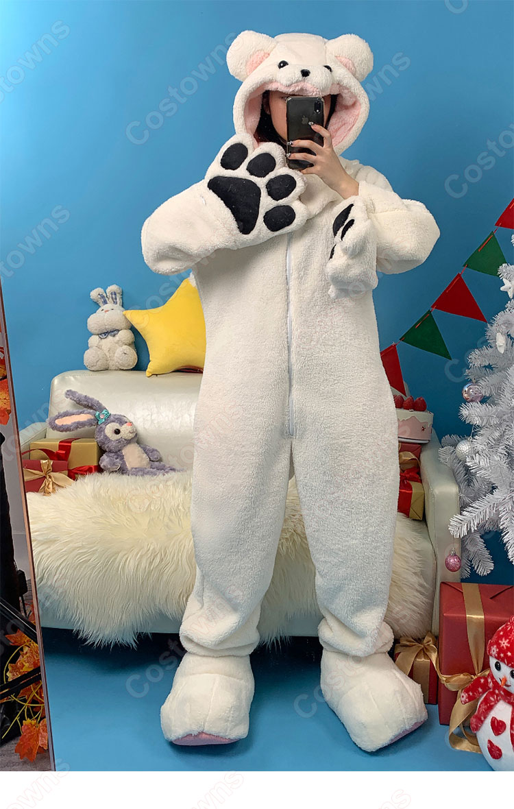 あんスタ クマ着ぐるみパジャマ コスプレ衣装 『あんさんぶるスターズ！』 全員 部屋着 cosplay 仮装 変装-5