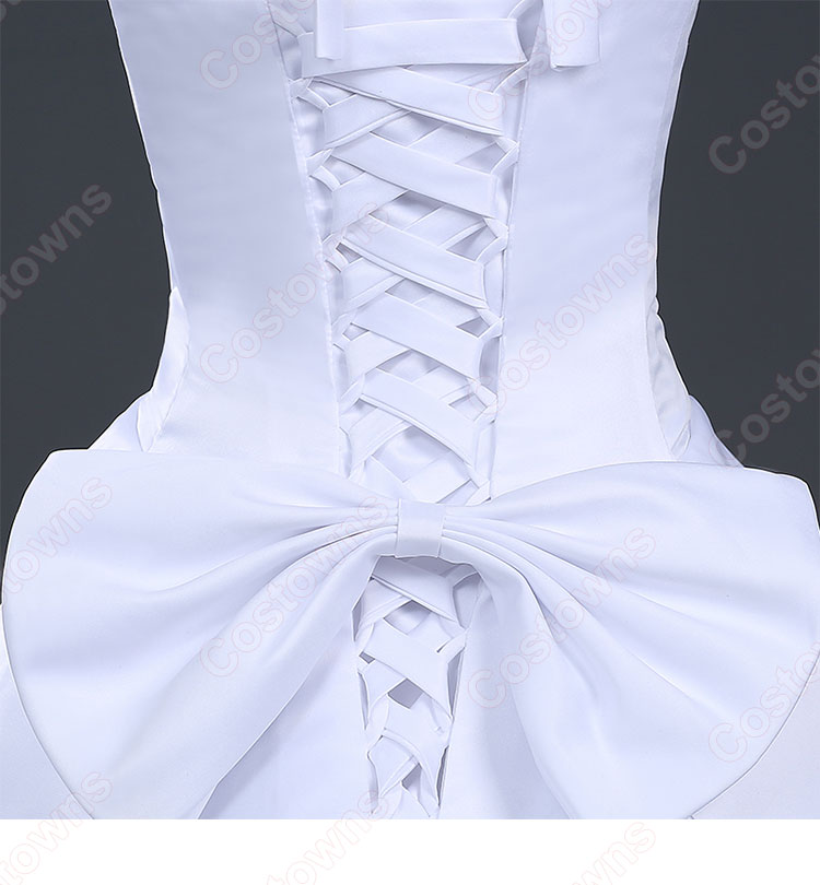 アルトリア・ペンドラゴン ブライド コスプレ衣装 Fateシリーズ セイバー 10周年記念 ウェディングドレス cosplay 仮装 変装-6