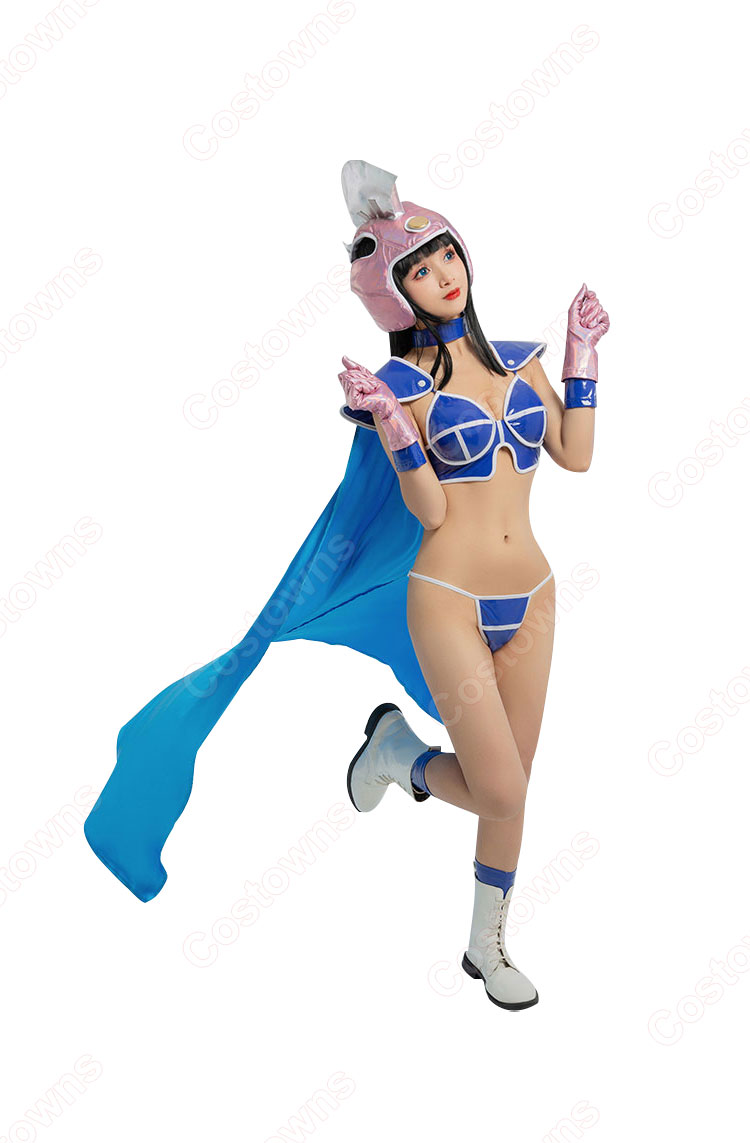 ドラゴンボール チチ 少女期 コスプレ衣装 牛魔王の娘 幼少期 ビキニアーマー cosplay 仮装 変装-3