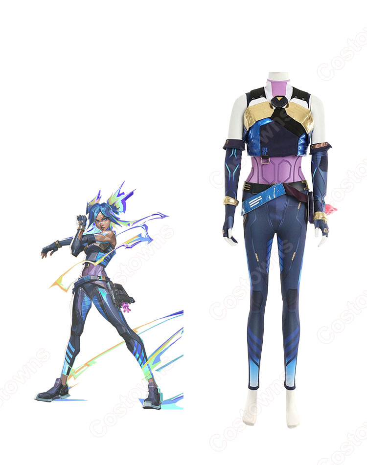 ネオン(Neon) コスプレ衣装 『VALORANT』 デュエリスト cosplay 仮装 変装-1