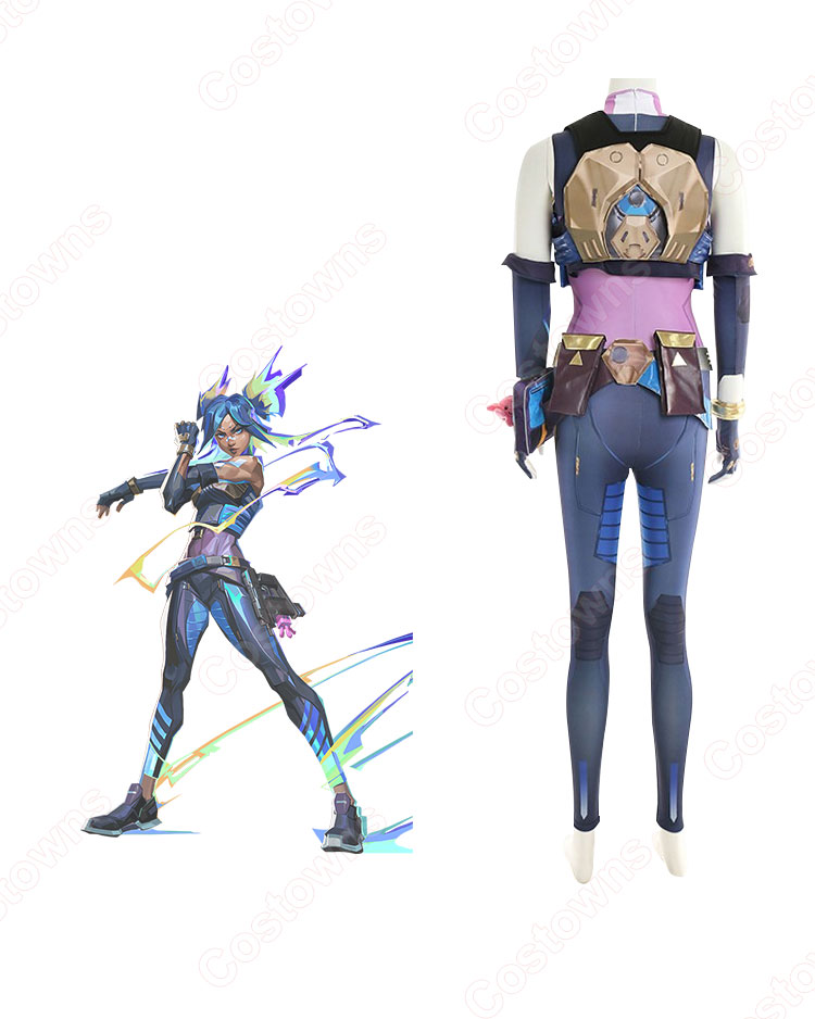 ネオン(Neon) コスプレ衣装 『VALORANT』 デュエリスト cosplay 仮装 変装-3