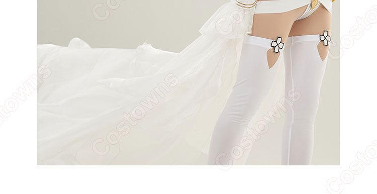 アズレン 白きエムデン コスプレ衣装『アズールレーン』 軽巡洋艦 cosplay 仮装 変装-7