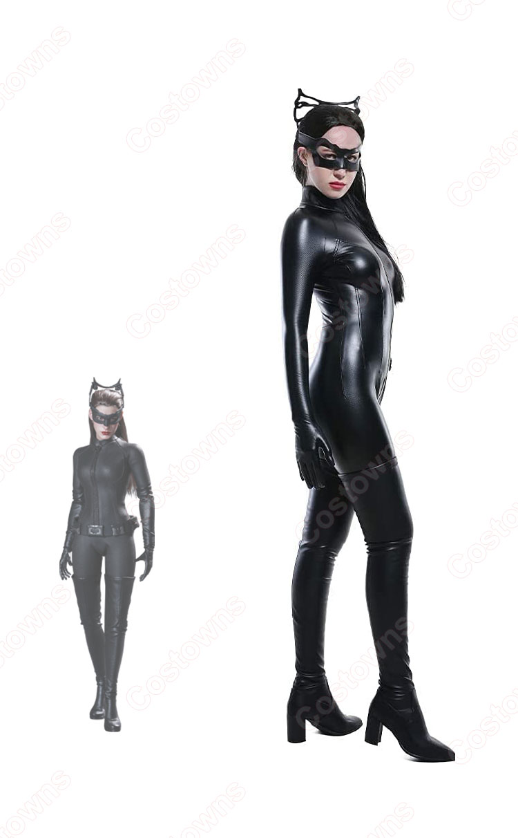セリーナ・カイル キャットウーマン コスプレ衣装 『ダークナイト ライジング』 アン・ハサウェイ cosplay 仮装 変装-2