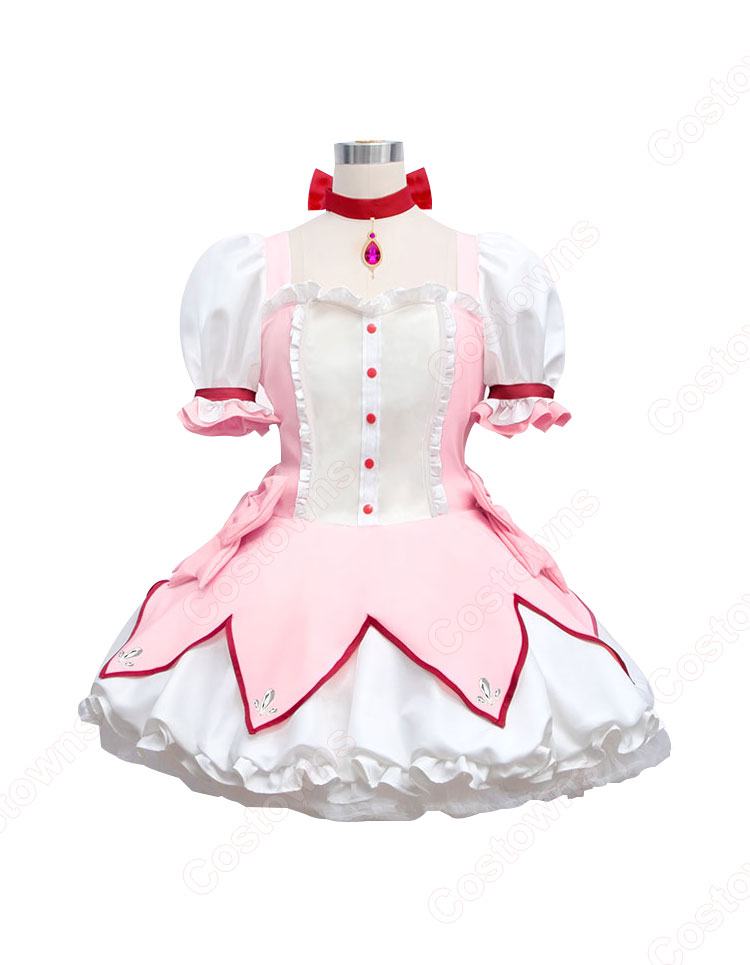 鹿目まどか 魔法少女姿 コスプレ衣装 『魔法少女まどか☆マギカ』 cosplay 仮装 変装-1