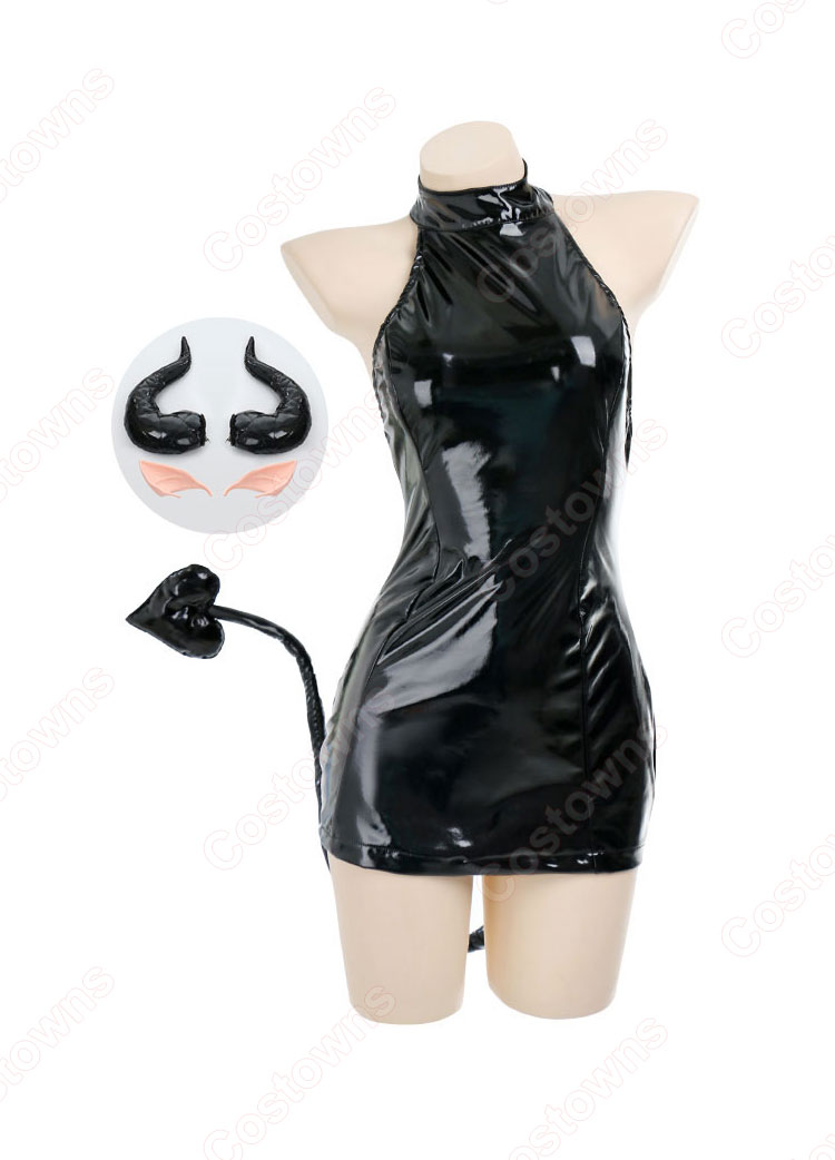 ヴェルメイ コスプレ衣装 『金装のヴェルメイユ〜崖っぷち魔術師は最強の厄災と魔法世界を突き進む〜』 cosplay 仮装 変装(ワンピース、尻尾、エルフ耳、角)-6