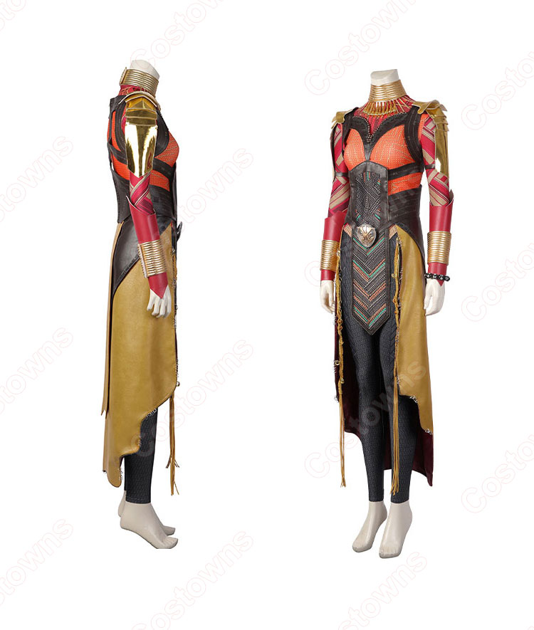 オコエ コスプレ衣装 『ブラックパンサー/ワカンダ・フォーエバー』 ドーラ・ミラージュ 隊長 女戦士 cosplay 仮装 変装-3
