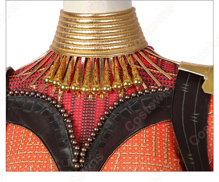 オコエ コスプレ衣装 『ブラックパンサー/ワカンダ・フォーエバー』 ドーラ・ミラージュ 隊長 女戦士 cosplay 仮装 変装-7