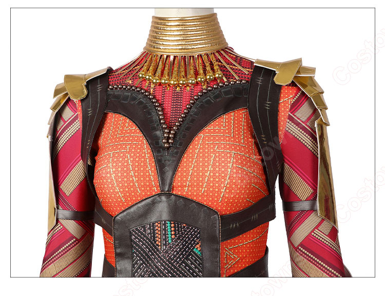 オコエ コスプレ衣装 『ブラックパンサー/ワカンダ・フォーエバー』 ドーラ・ミラージュ 隊長 女戦士 cosplay 仮装 変装-5