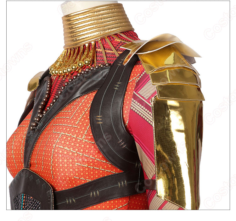 オコエ コスプレ衣装 『ブラックパンサー/ワカンダ・フォーエバー』 ドーラ・ミラージュ 隊長 女戦士 cosplay 仮装 変装-6